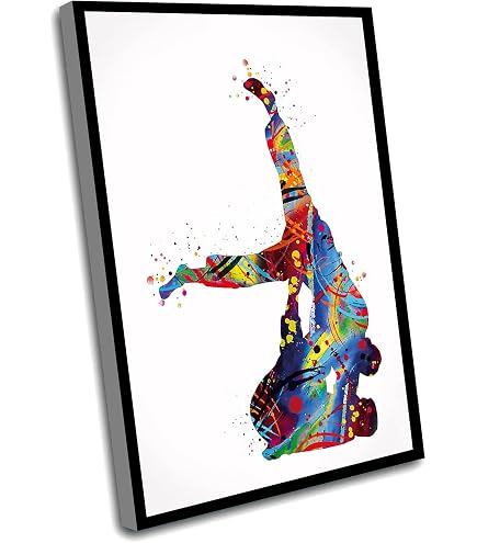 Amazon.com: Damdekoli Jiu Jitsu Skeleton Fighter Canvas - BJJ Wall